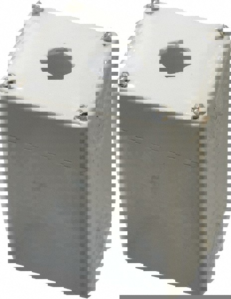 1 Hole, 22-1/2mm Hole Diameter, Polycarbonate Pushbutton Switch Enclosure